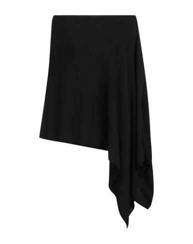 Iesse Woman Cape Black Polyamide, Wool, Viscose, Cashmere Cover