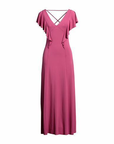 Kaos Woman Maxi dress Magenta Acrylic, Polyamide, Elastane Cover