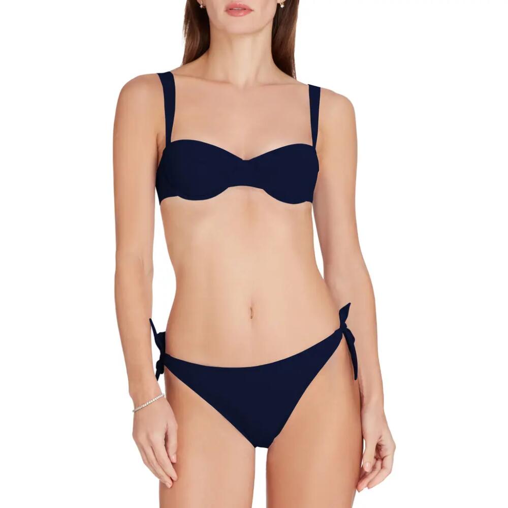 VALIMARE Athens Underwire Bikini Top in Navy Blue Cover