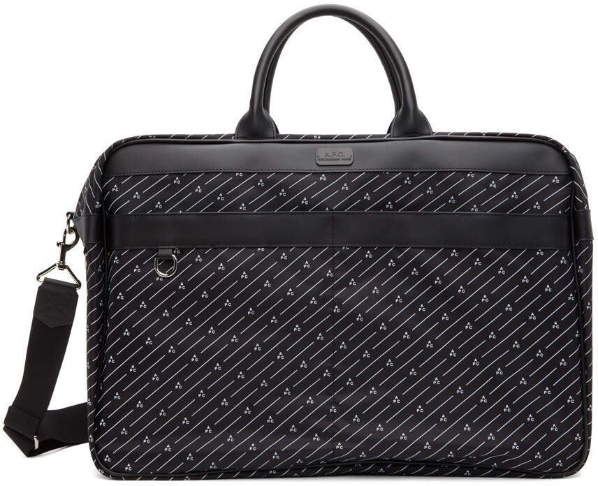 A.P.C. Black Miles Weekender Duffle Bag Cover