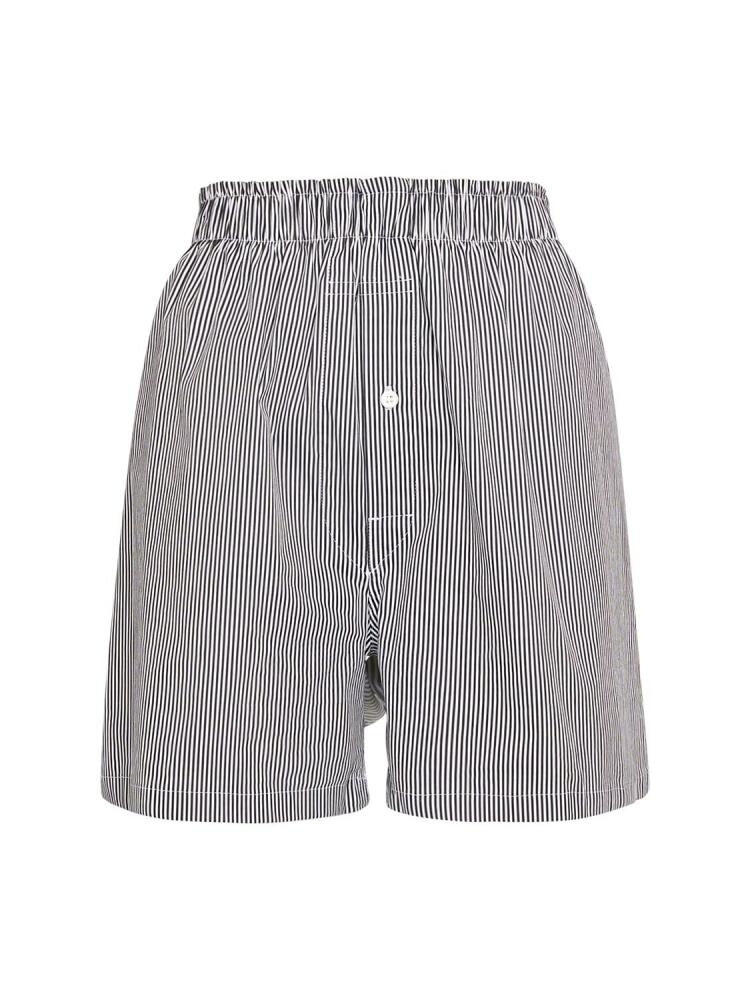 MAISON MARGIELA Striped Cotton Blend Jersey Boxer Shorts Cover