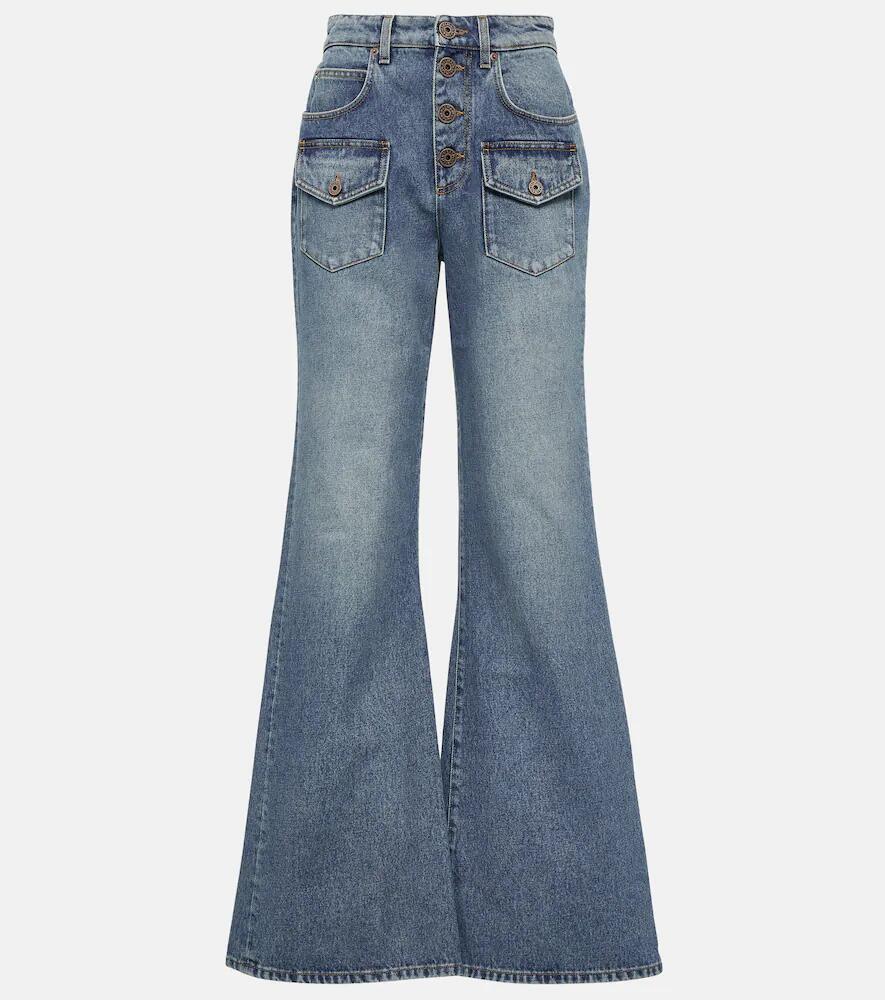 Balmain High-rise flared jeans Cover