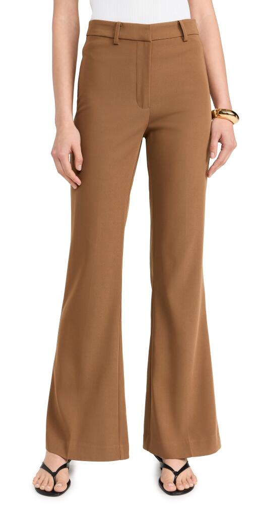 BARDOT Halifax Slim Flare Pants Chocolate Cover