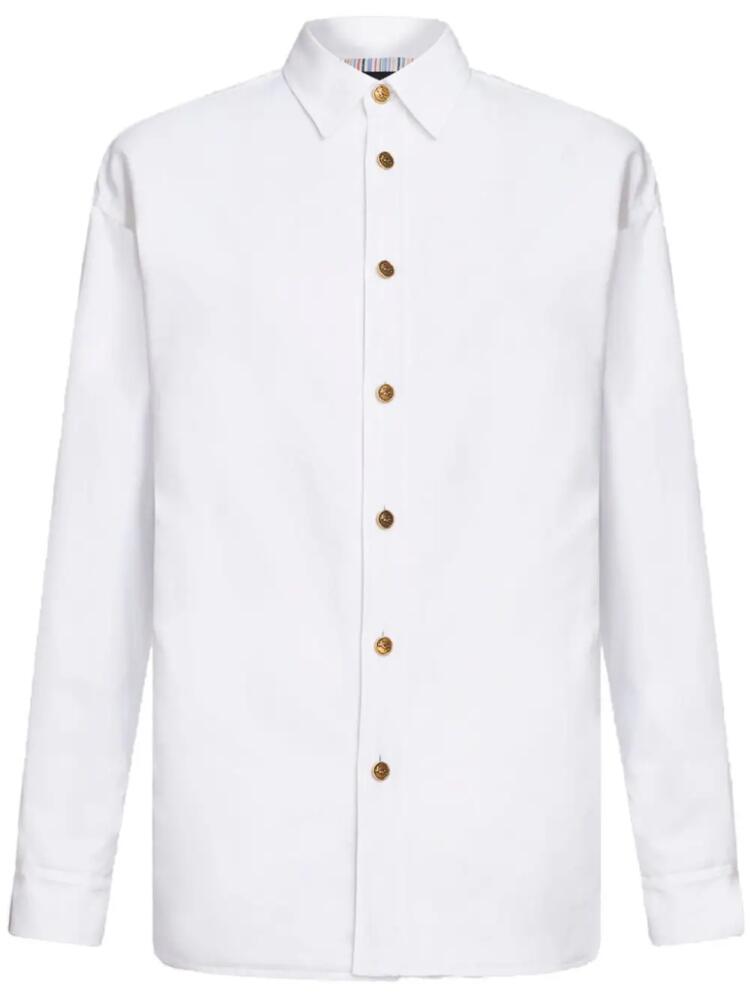 ETRO padded cotton shirt jacket - White Cover