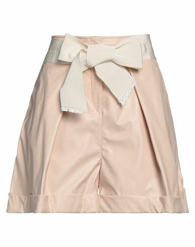 Gina Gorgeous Woman Shorts & Bermuda Shorts Blush Polyester, Polyurethane Cover