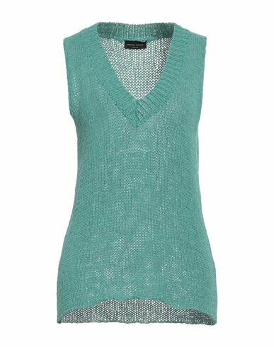 Roberto Collina Woman Sweater Green Cotton, Polyamide Cover