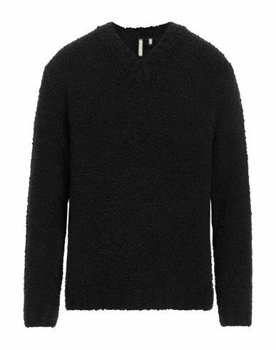 Sunflower Man Sweater Black Merino Wool, Polyester Cover