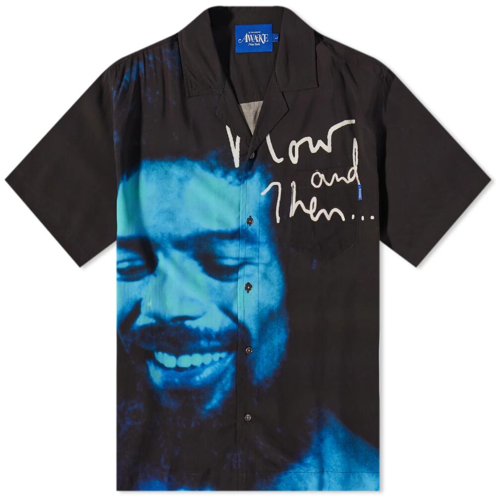 Awake NY Men's x Gil Scott Heron Vacation Shirt in Black Cover