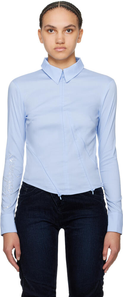 Ottolinger Blue Zip Shirt Cover