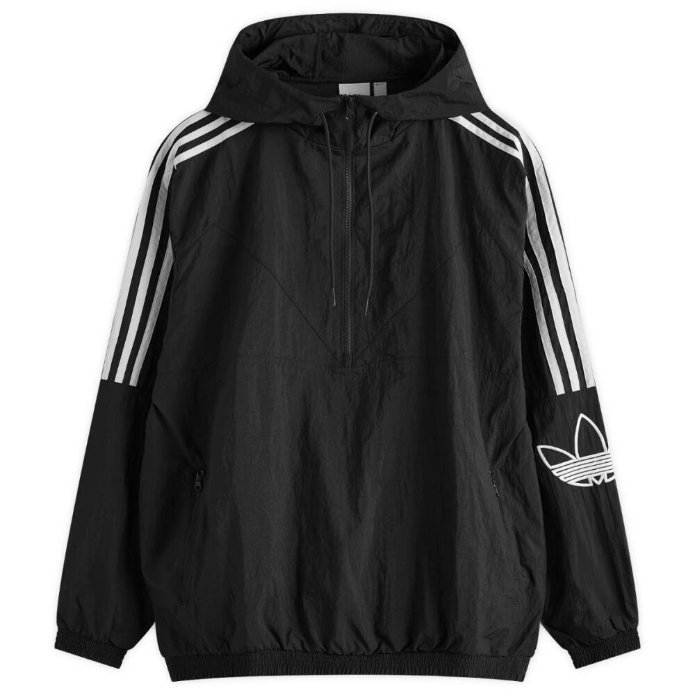 Adidas Men's Skate Classic Anorak Jacket in Black Cover