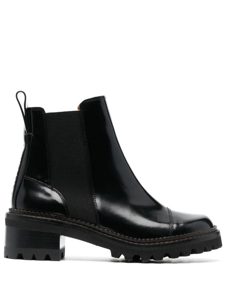 See by Chloé leather ankle boots - Black Cover