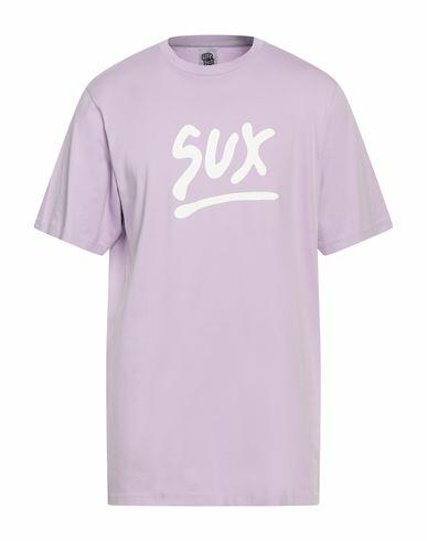 Life Sux Man T-shirt Lilac Cotton Cover