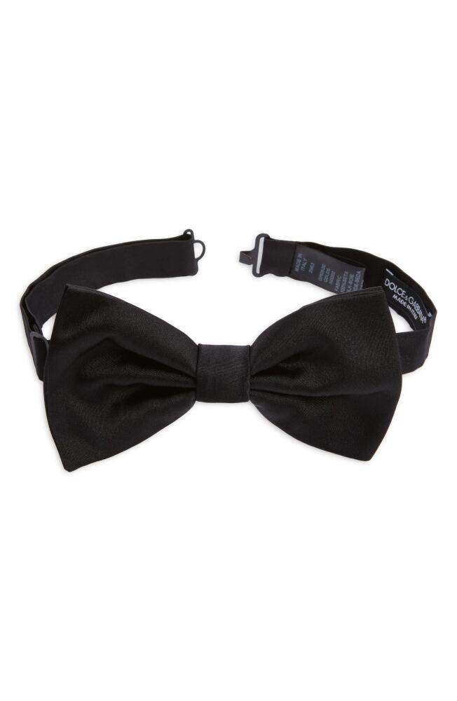 Dolce & Gabbana Silk Bow Tie in Black Cover