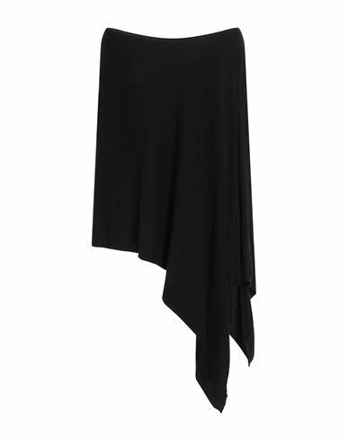 Iesse Woman Cape Black Polyamide, Wool, Viscose, Cashmere Cover