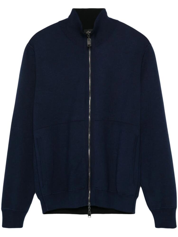 Brioni zip-up cardigan - Blue Cover