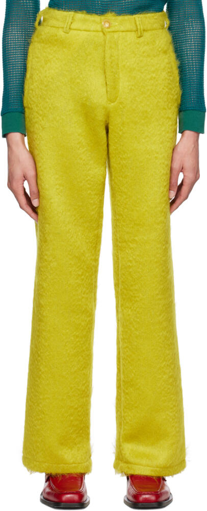 Theophilio SSENSE Exclusive Yellow Trousers Cover