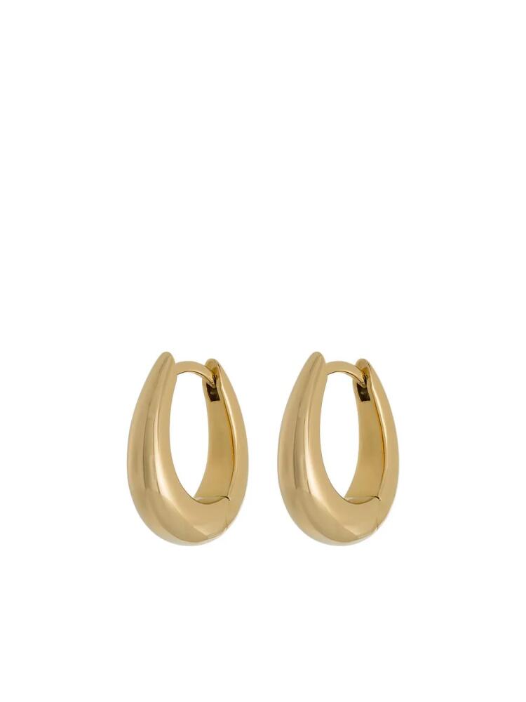 Tom Wood Liz hoop earrings - Gold Cover