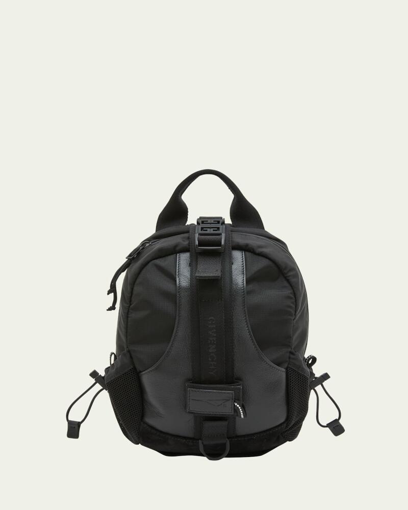 Givenchy Men's G-Trail Small Backpack with Leather Detail Cover