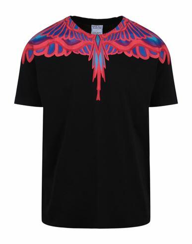 Marcelo Burlon Curves Wings Nc T-shirt Man T-shirt Multicolored Cotton Cover