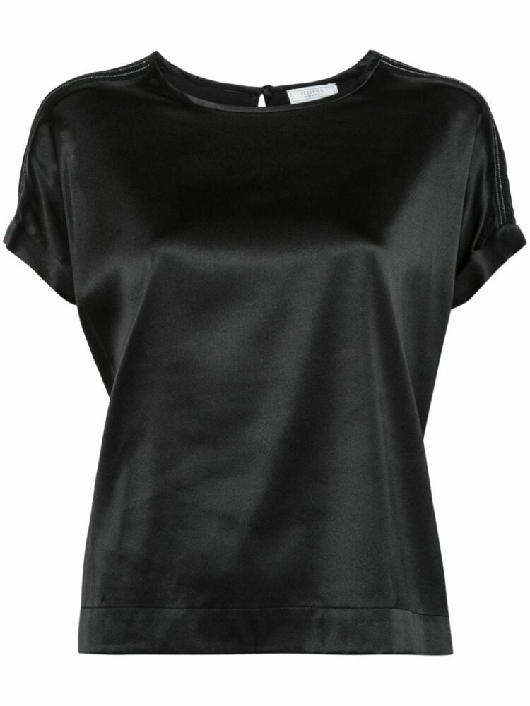 Peserico satin blouse - Black Cover