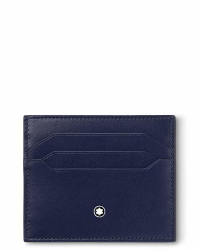 Montblanc Man Document holder Navy blue Leather Cover