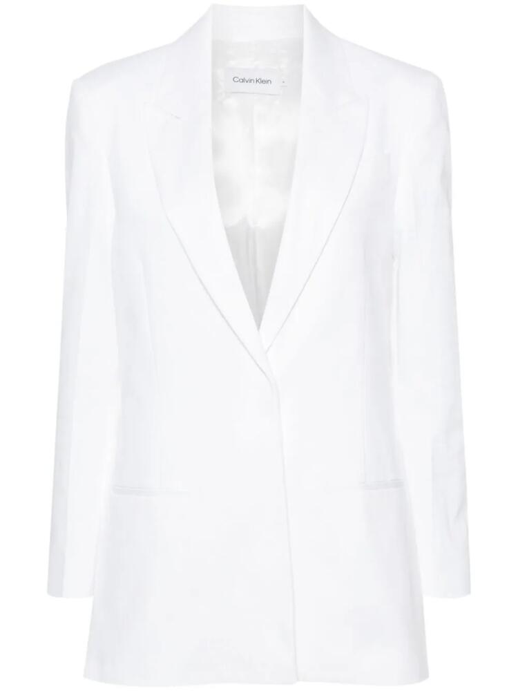 Calvin Klein single-breasted blazer - Neutrals Cover