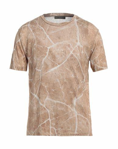 Daniele Fiesoli Man T-shirt Beige Linen Cover