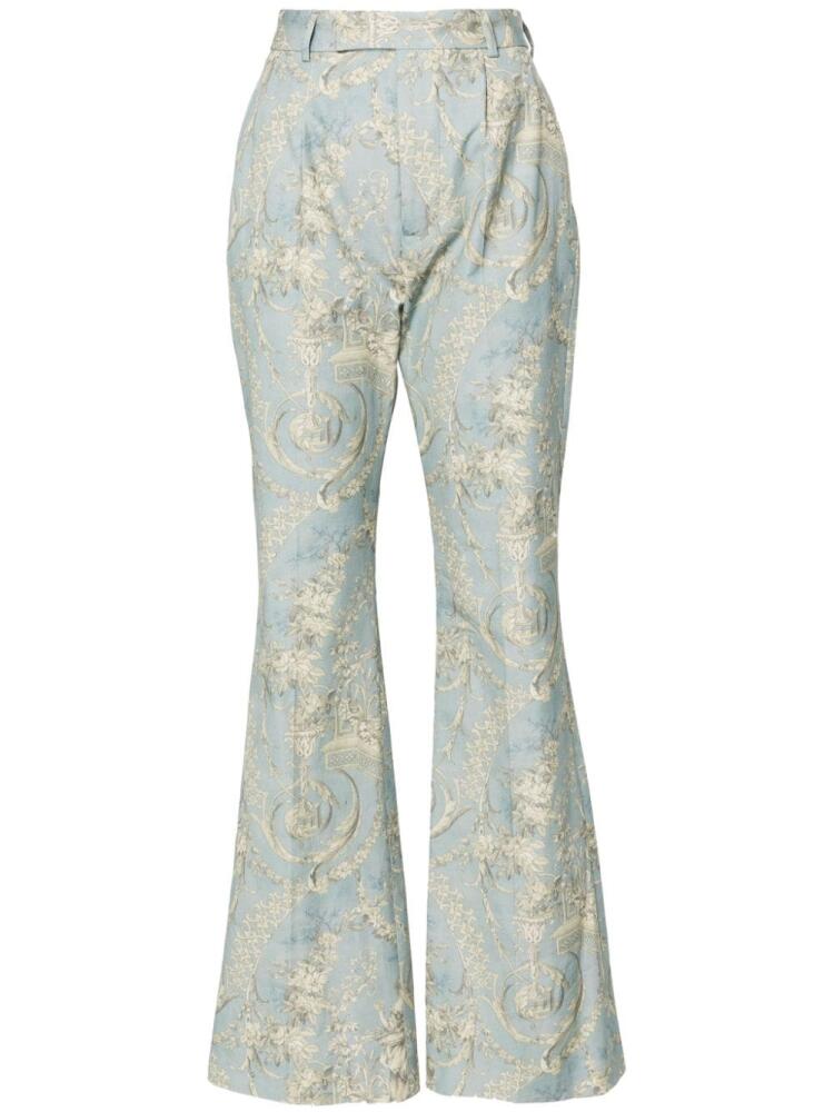 Vivienne Westwood Ray high-waist flared trousers - Blue Cover