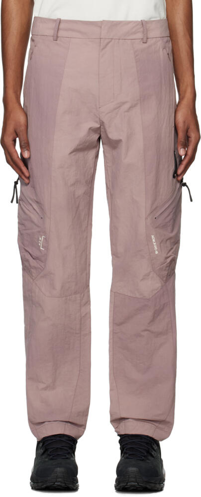 A-COLD-WALL* Purple Irregular Dye Cargo Pants Cover