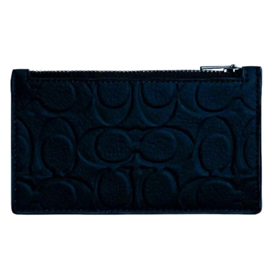 Coach Signature Zip Card Case Cover