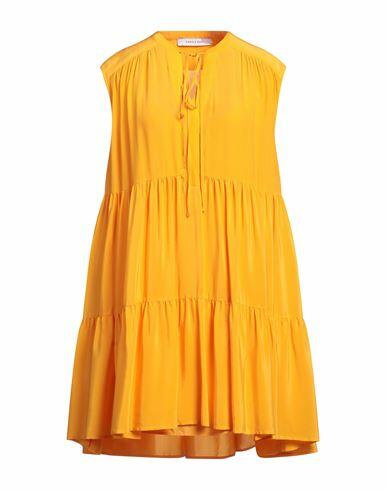 Emma & Gaia Woman Mini dress Orange Viscose Cover