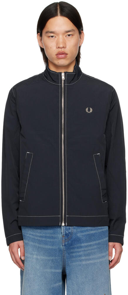 Fred Perry Navy Laurel Wreath Jacket Cover