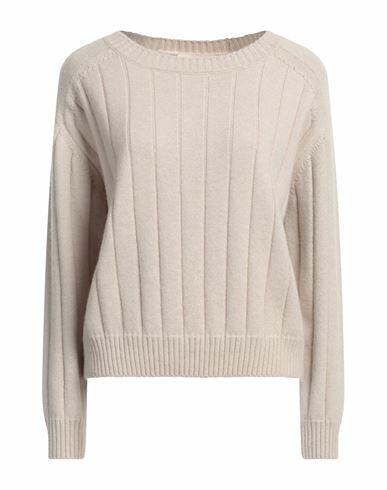 Gentryportofino Woman Sweater Beige Cashmere Cover