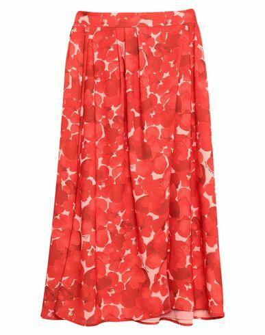 Elisabetta Franchi Woman Midi skirt Red Polyester Cover