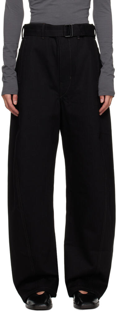 LEMAIRE Black Belted Jeans Cover