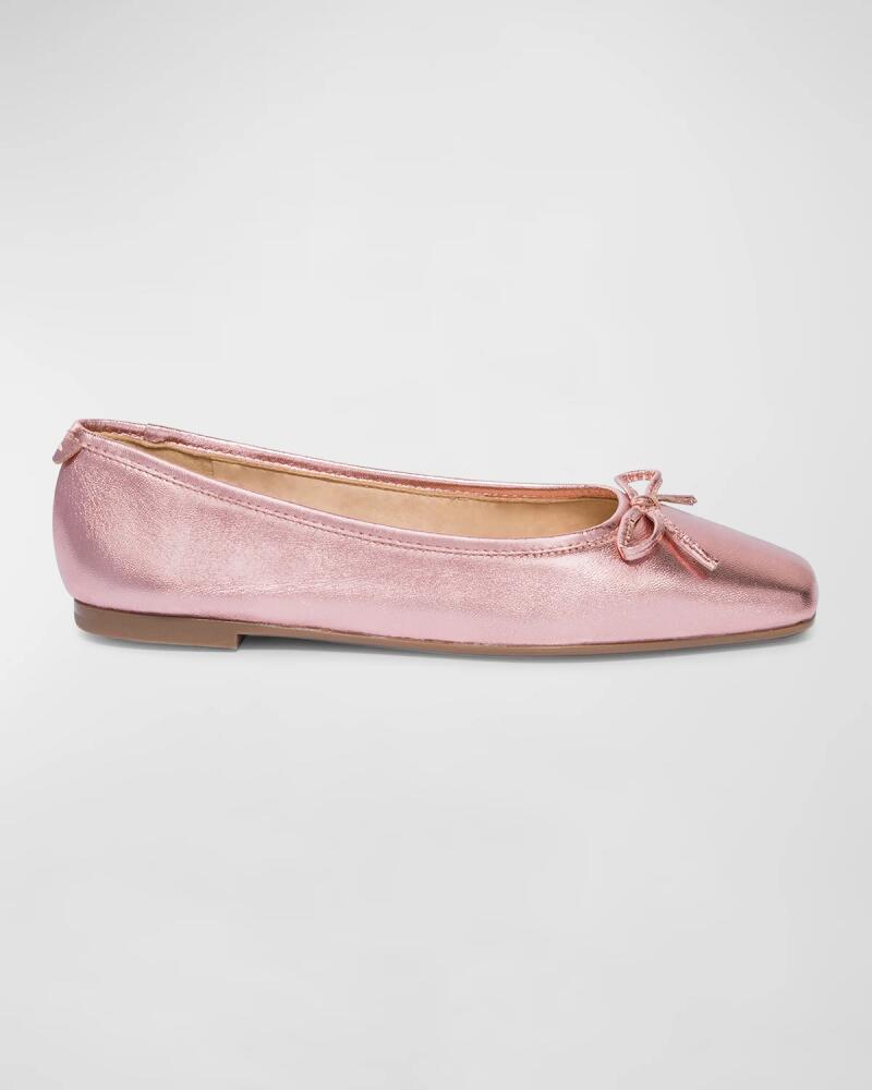 Bernardo Gwynn Metallic Bow Ballerina Flats Cover