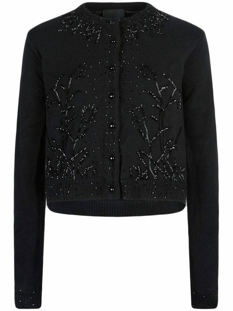 RTA embroidered button-down cardigan - Black Cover