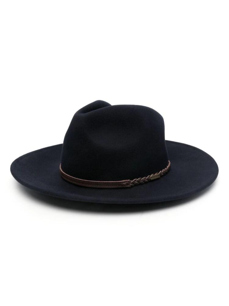 Barbour Tack fedora hat - Blue Cover