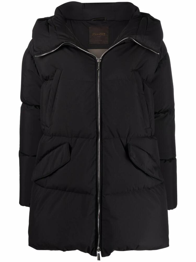 Moorer Calliope hooded puffer jacket - Black Cover