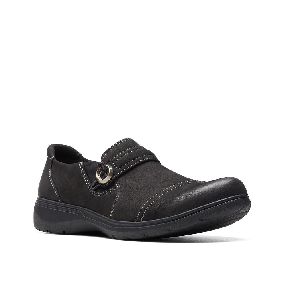 Clarks Wide Width Carleigh Pearl SlipOn | Women's | Black Cover