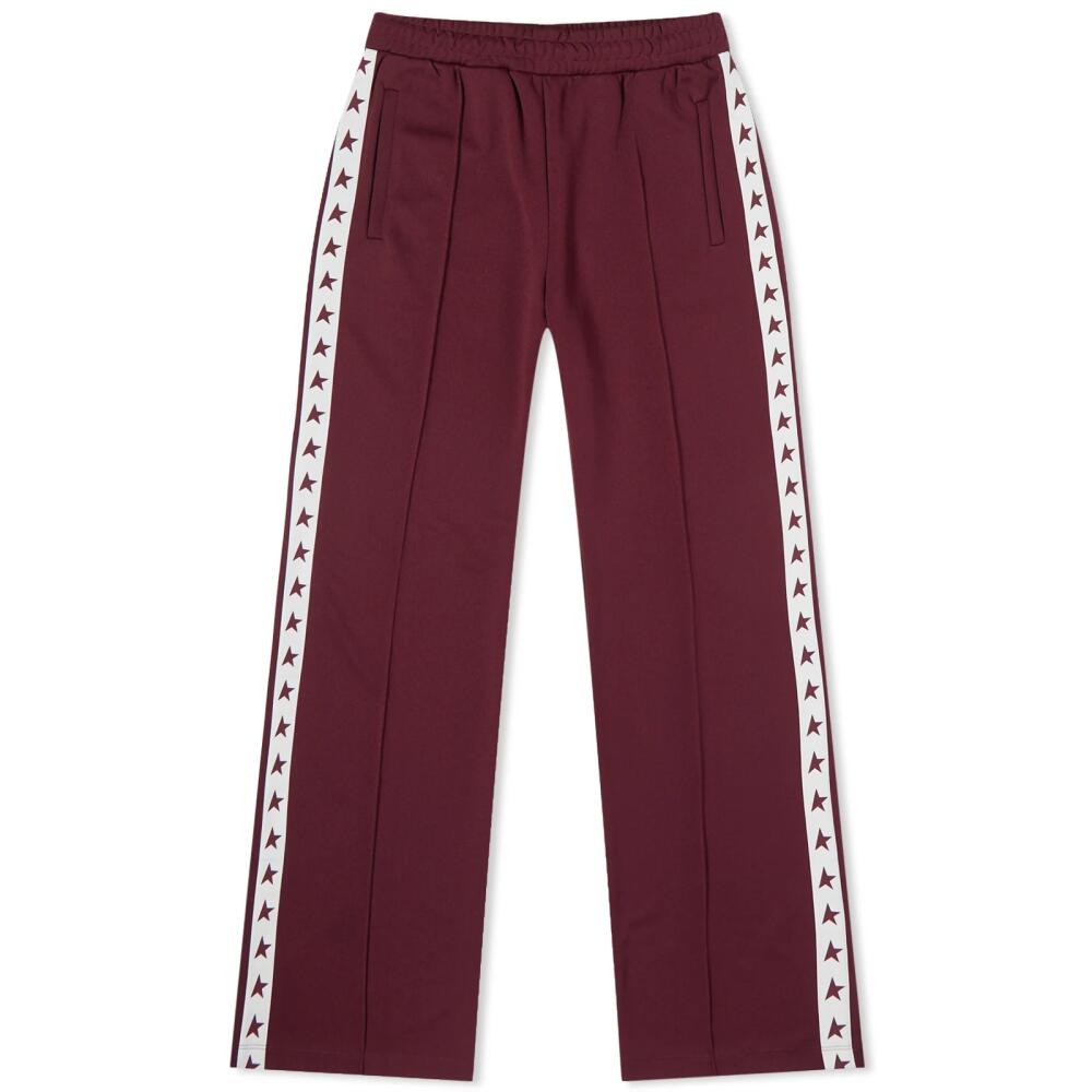 Golden Goose Women's Star Jogging Sweat Pant in Windsor Wine/White Cover