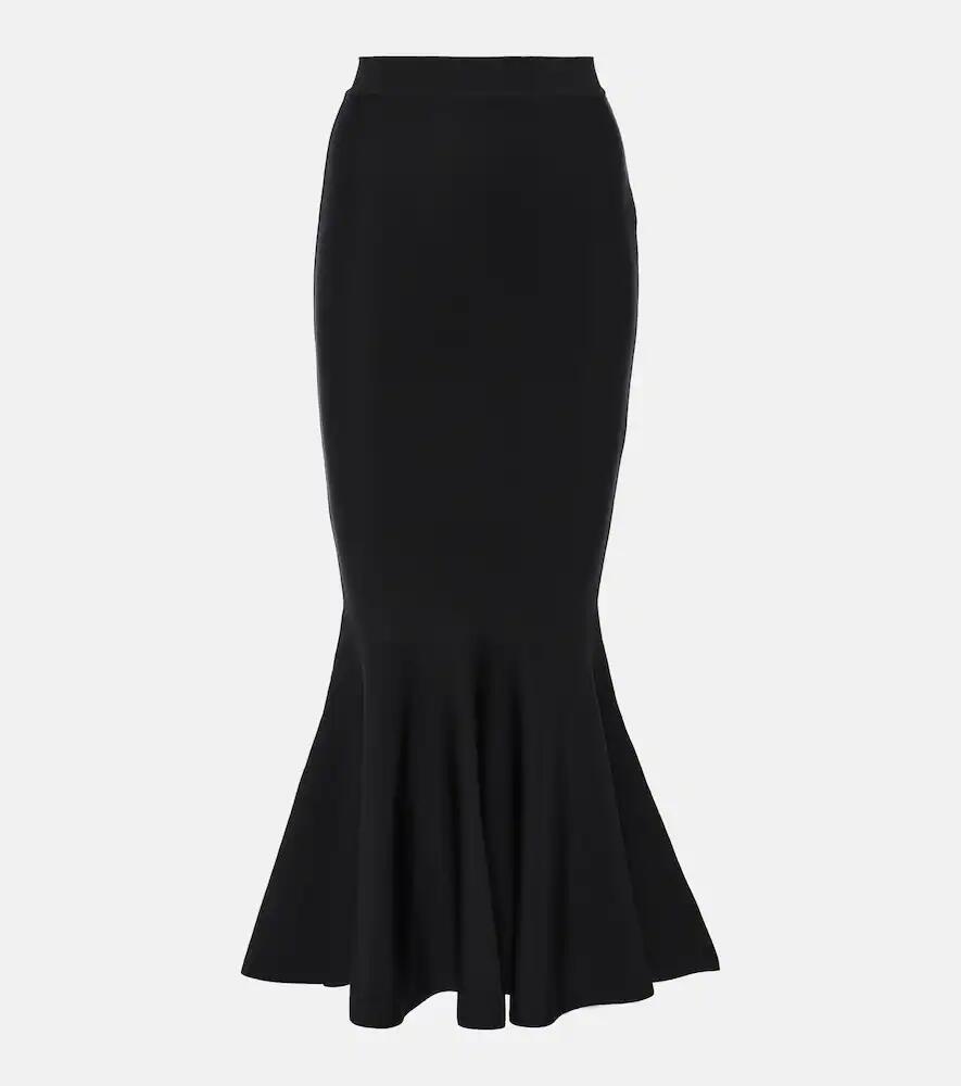 Balmain High-rise maxi skirt Cover