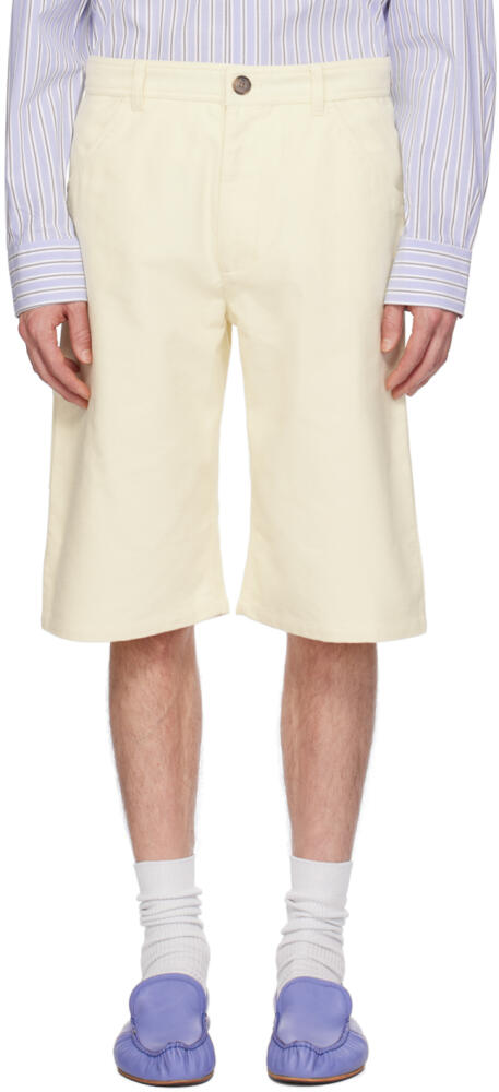 WOOD WOOD Off-White Robbie Shorts Cover