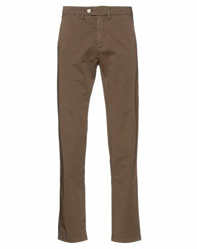 Seventy Sergio Tegon Man Pants Brown Cotton, Elastane Cover