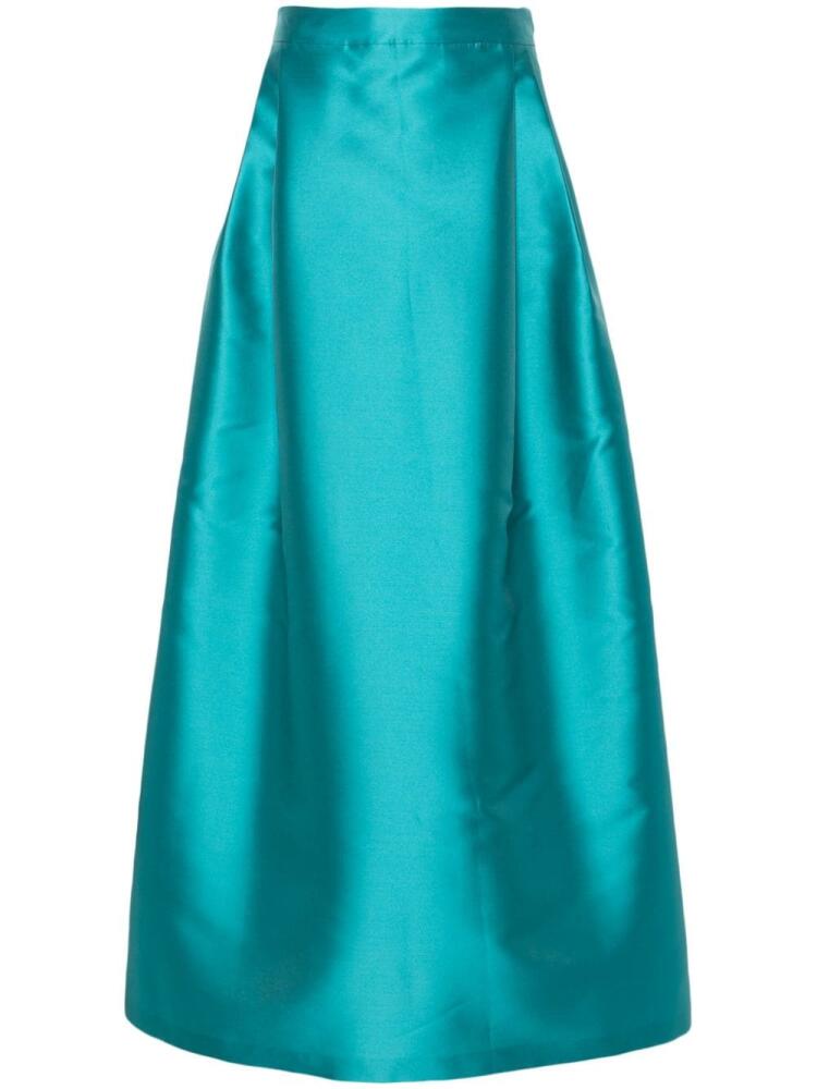 Alberta Ferretti high-waist pleat skirt - Blue Cover