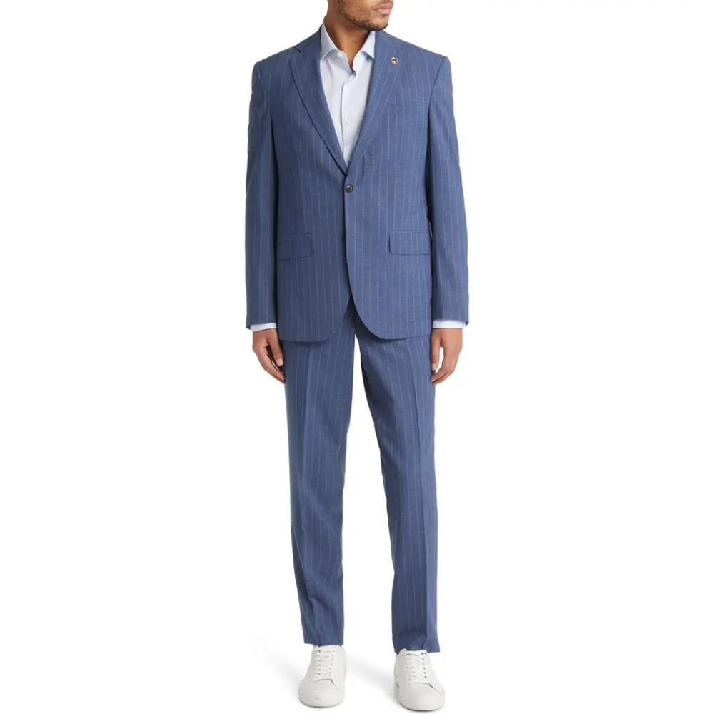 Ted Baker London Karl Stripe Wool Suit in Blue Cover