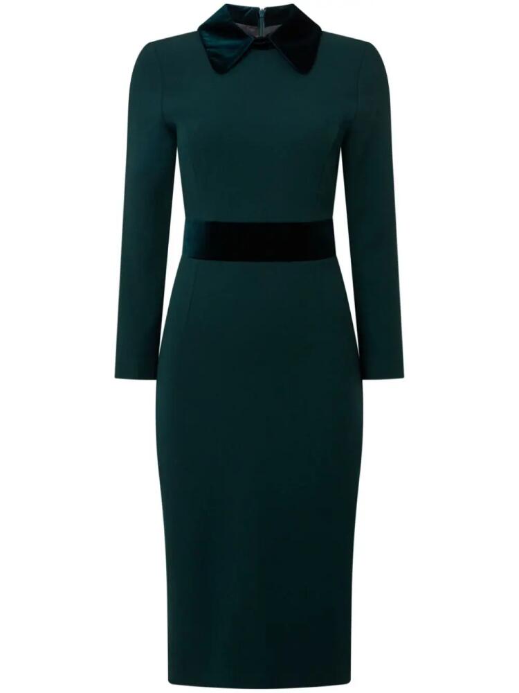 JANE Texas midi dress - Green Cover