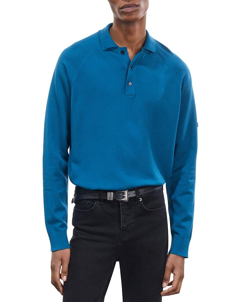 The Kooples Classic Long Sleeve Polo Shirt Cover