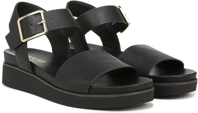 LifeStride Gillian Ankle Strap Sandals (Black) Women's Sandals Cover