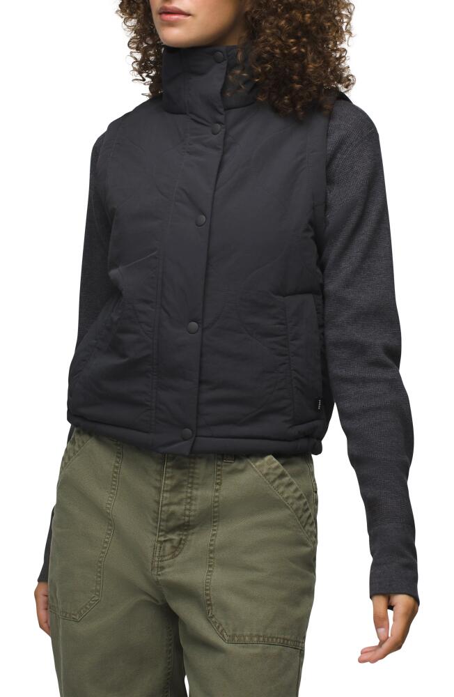 prAna Encinitas Quilted Vest in Charcoal Cover